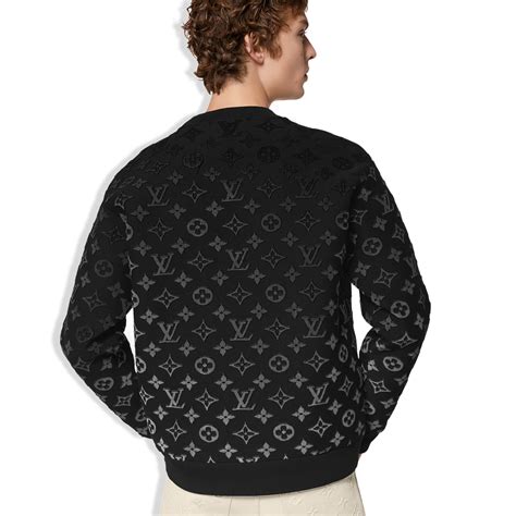 lv black sweatshirt|Lv sweatshirt price.